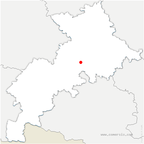 carte de localisation de Beaumont-sur-Lèze