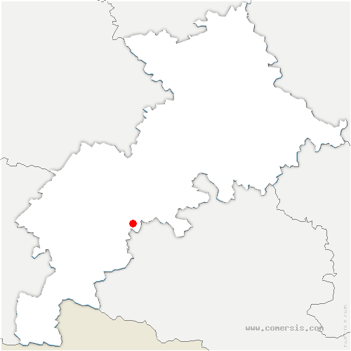 carte de localisation de Belbèze-en-Comminges