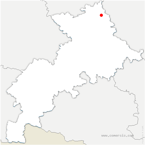 carte de localisation de Bessières