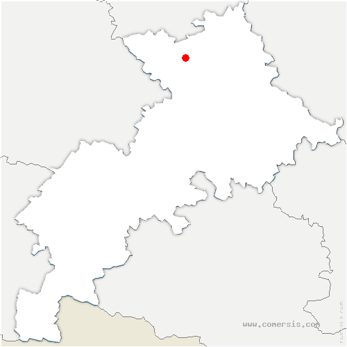 carte de localisation de Canté