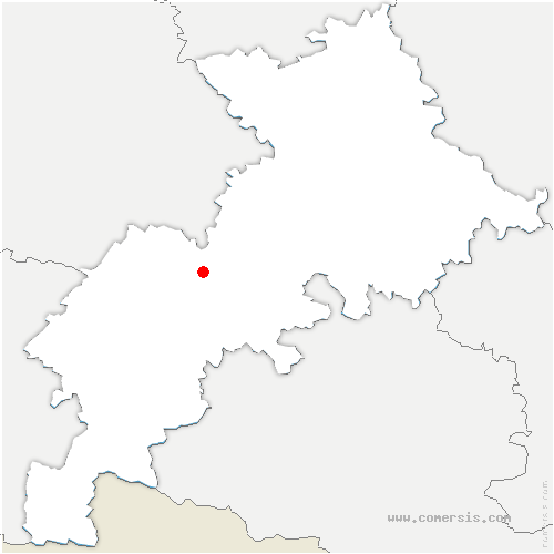 carte de localisation de Casties-Labrande
