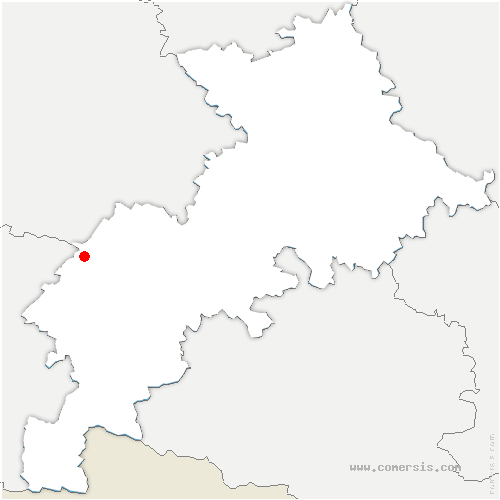 carte de localisation de Castillon-en-Couserans