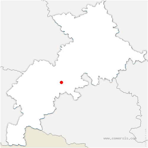 carte de localisation de Cazères