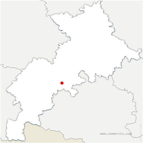 carte de localisation de Couladère