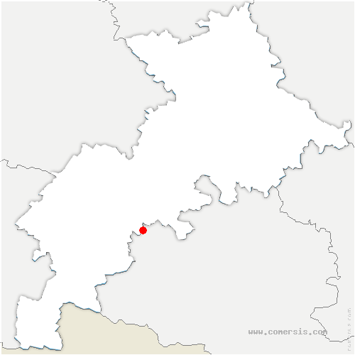 carte de localisation d'Escoulis