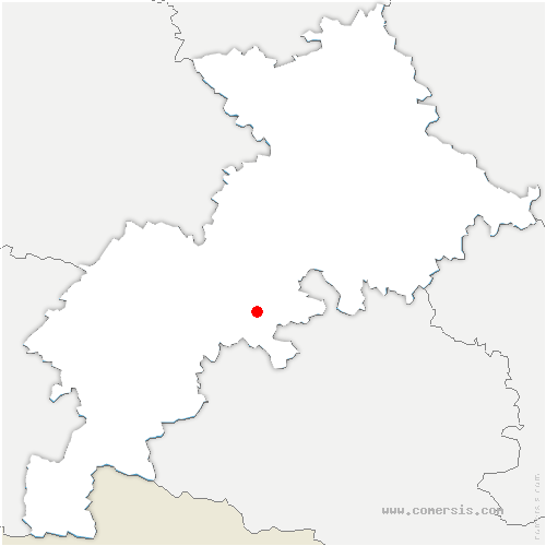 carte de localisation de Gensac-sur-Garonne