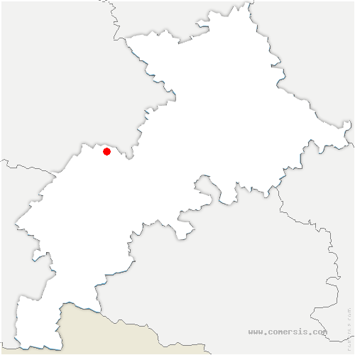 carte de localisation de Isle-en-Dodon