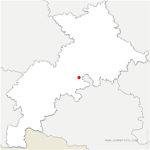 carte de localisation de Lacaugne