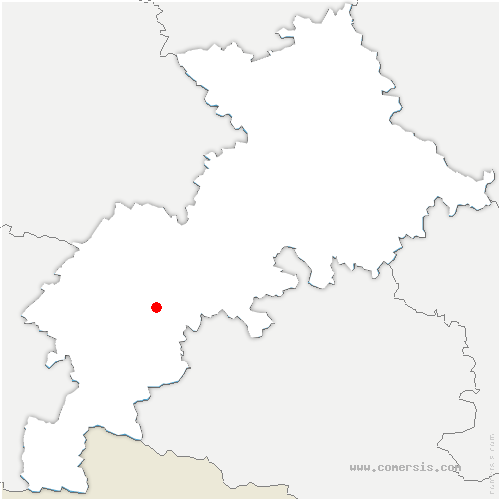 carte de localisation de Laffite-Toupière