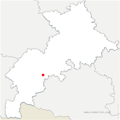 carte de localisation de Mazères-sur-Salat