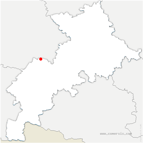 carte de localisation de Mirambeau