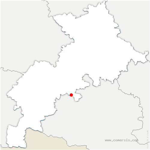carte de localisation de Montberaud