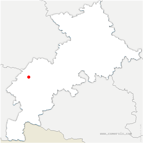 carte de localisation de Montgaillard-sur-Save