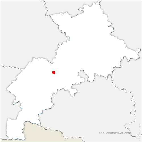 carte de localisation de Montoussin