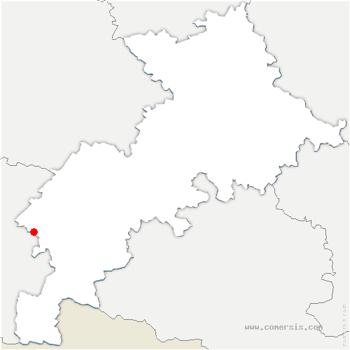 carte de localisation de Montréjeau