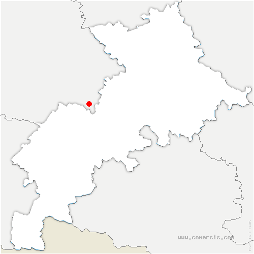 carte de localisation de Montseron