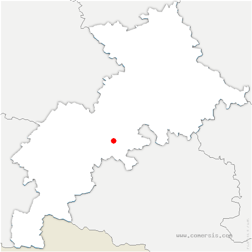 carte de localisation d'Ossun-ez-Angles