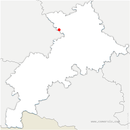 carte de localisation de Pradère-les-Bourguets