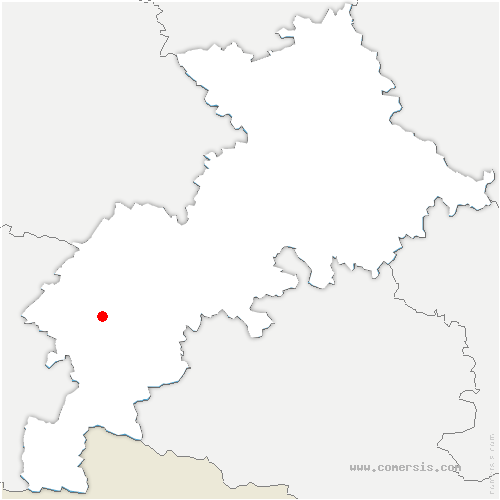 carte de localisation de Saux-et-Pomarède