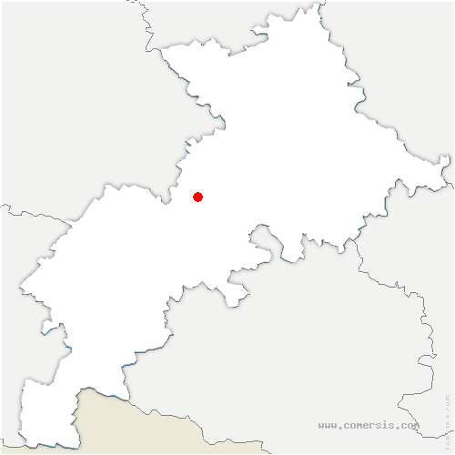 carte de localisation de Savères
