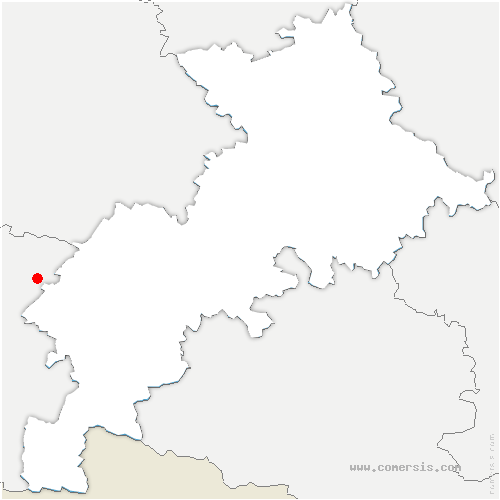 carte de localisation de Sentein