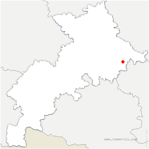 carte de localisation de Vallègue