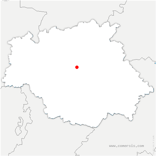 carte de localisation d'Antras