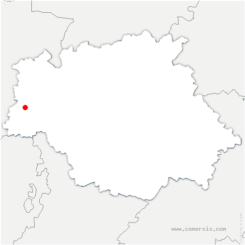 carte de localisation d'Arblade-le-Bas