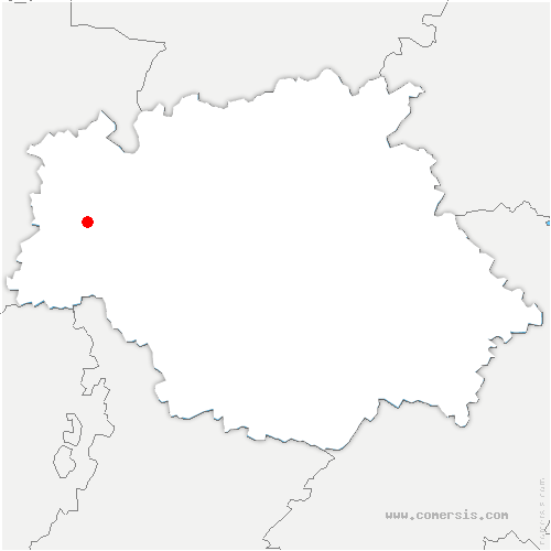 carte de localisation d'Arblade-le-Haut