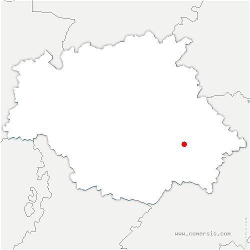 carte de localisation d'Arthez-d'Armagnac