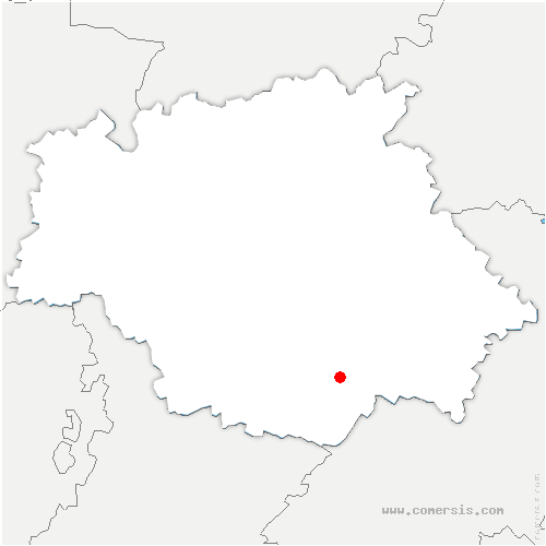 carte de localisation d'Aspin-Aure