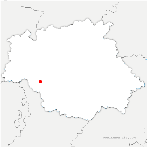 carte de localisation d'Aurignac