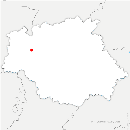 carte de localisation de Avéron-Bergelle
