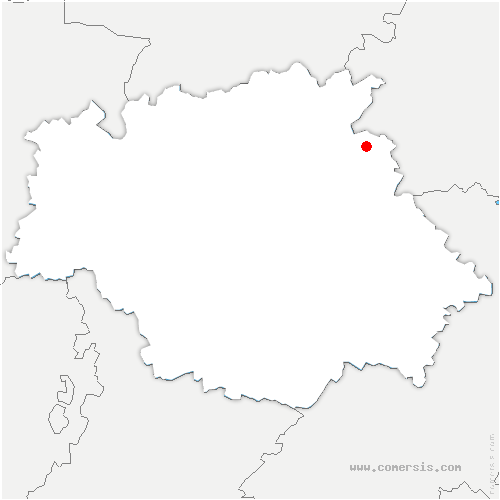 carte de localisation de Avezan