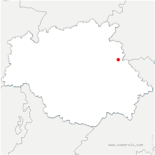 carte de localisation de Baziège