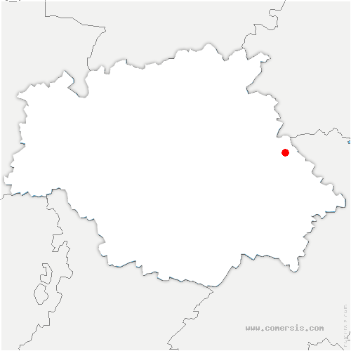 carte de localisation de Bazordan