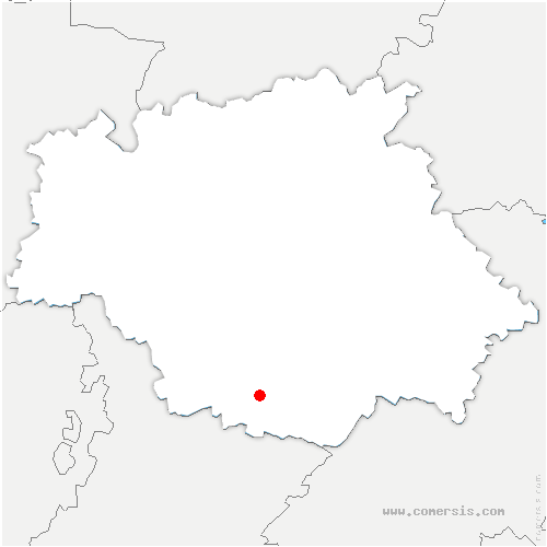 carte de localisation de Beaucens