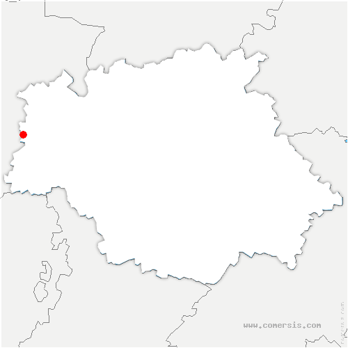 carte de localisation de Beauvais-sur-Tescou