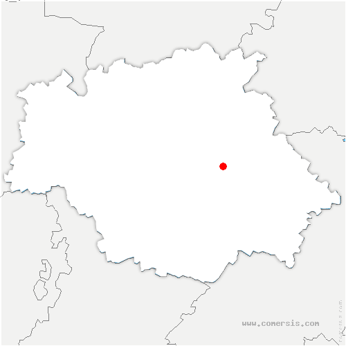 carte de localisation de Bélis