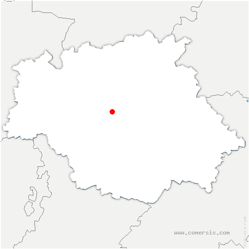 carte de localisation de Bérat