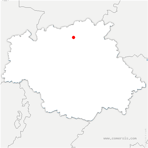 carte de localisation de Béraut