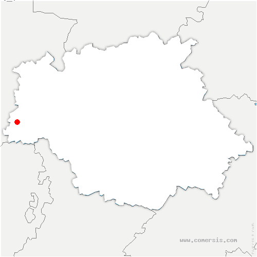 carte de localisation de Bernède