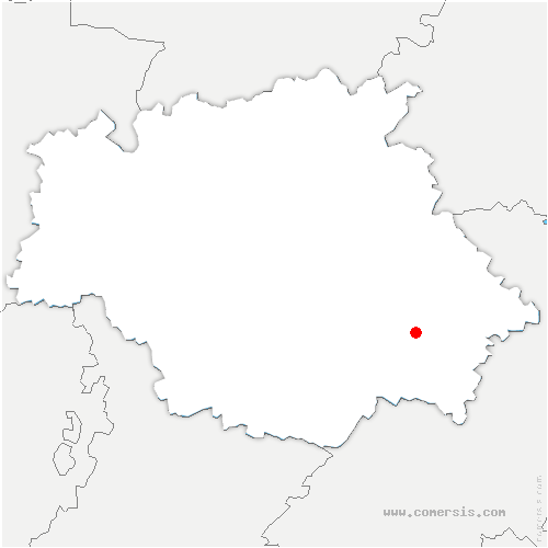 carte de localisation de Bézéril