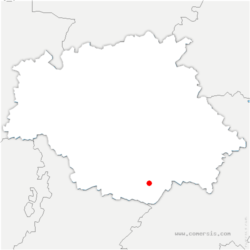 carte de localisation de Bézues-Bajon
