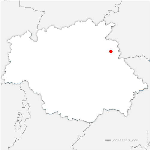 carte de localisation de Bivès