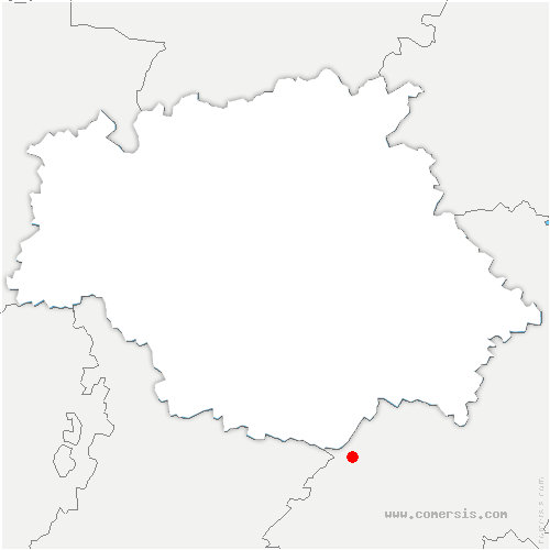 carte de localisation de Bourisp