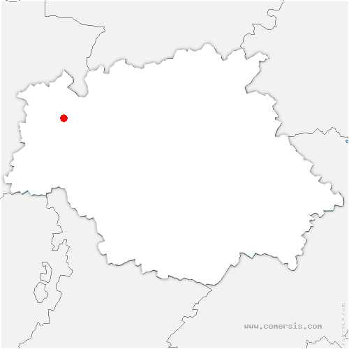 carte de localisation de Bourrouillan