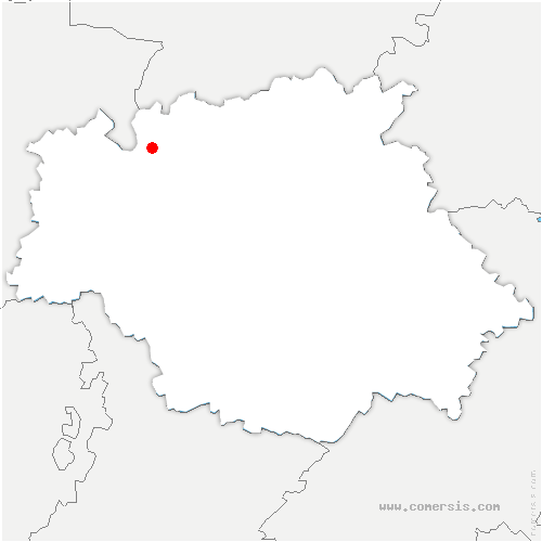 carte de localisation de Bretagne-d'Armagnac