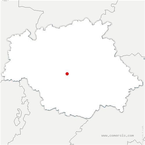 carte de localisation du Brouilh-Monbert