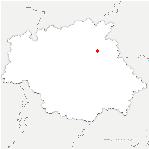 carte de localisation de Brugnens